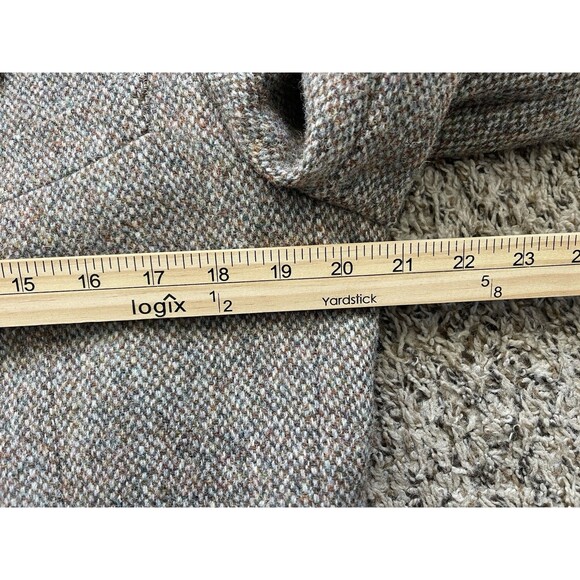 Harris Tweed Sport Coat Blazer 44 Beige Multicolor Handwoven Wool Old Money - Picture 14 of 16